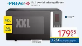 De - Full combi microgolfoven MC2400 BL