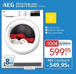 Sèche-linge pompe à chaleur TR78220