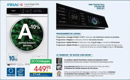 Mix - Lave-linge XXL