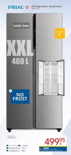 De - Réfrigérateur Américain