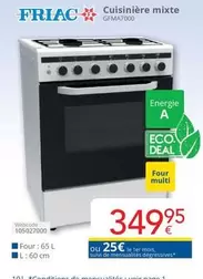 De - Cuisinière mixte GFMA7000