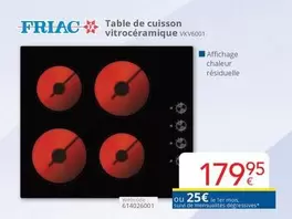 De - Table de cuisson vitrocéramique VKV6001