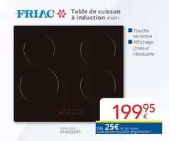 De - Table de cuisson à induction P6091