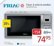 Four à micro-ondes MIW2032S/EL