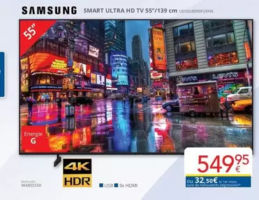 De - SMART ULTRA HD TV 55"/139 cm