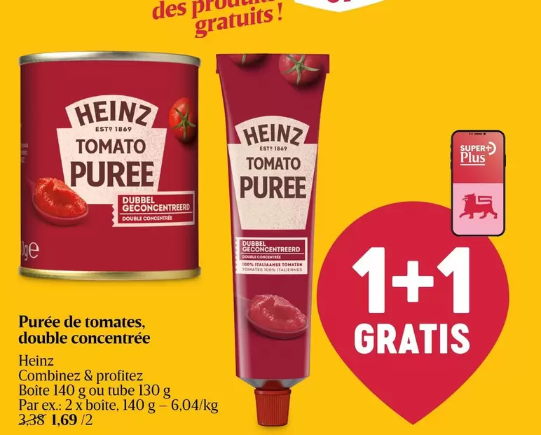 De - Purée de tomates, double concentrée