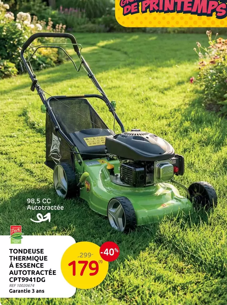 Park - TONDEUSE THERMIQUE A ESSENCE AUTOTRACTÉE CPT9941DG