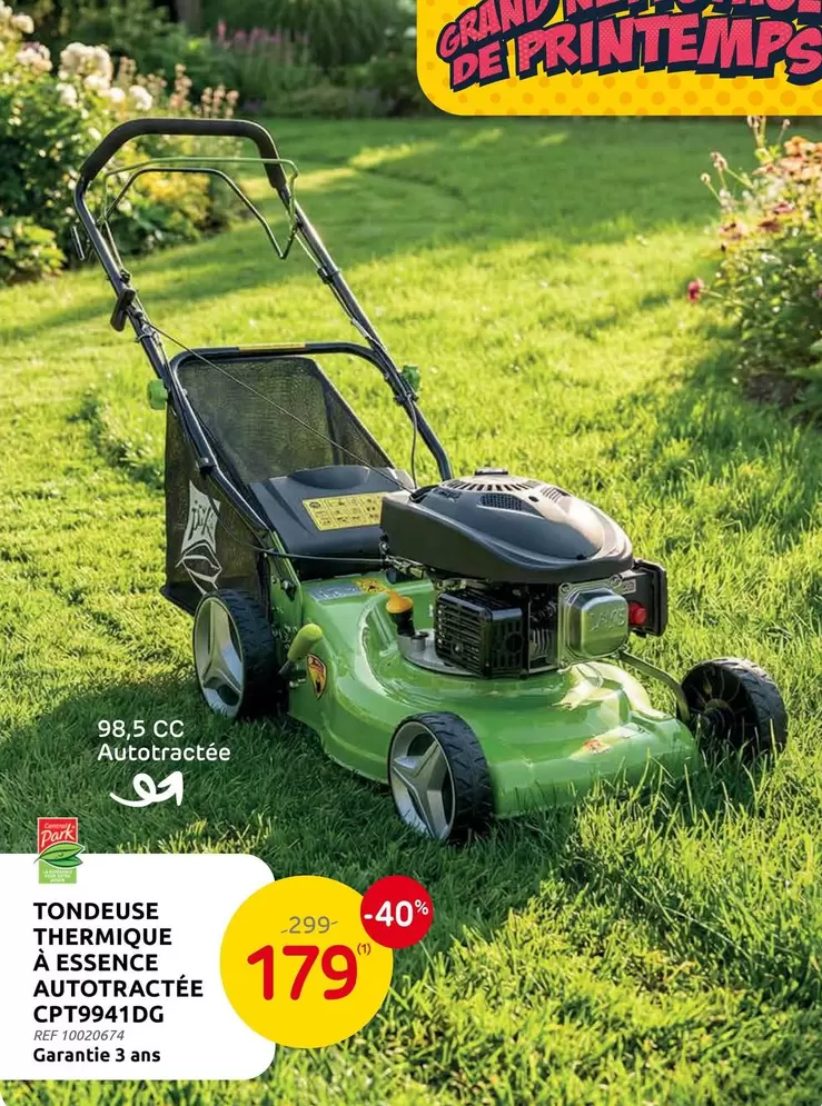 Park - TONDEUSE THERMIQUE A ESSENCE AUTOTRACTÉE CPT9941DG