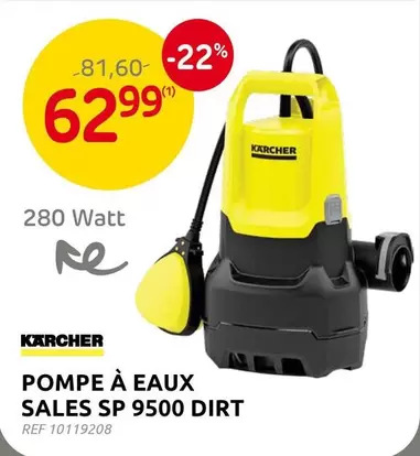 Karcher - POMPE À EAUX SALES SP 9500 DIRT