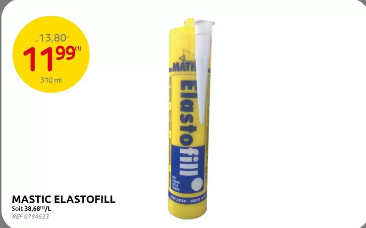 White - MASTIC ELASTOFILL