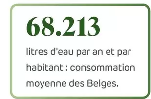 consommation moyenne des Belges