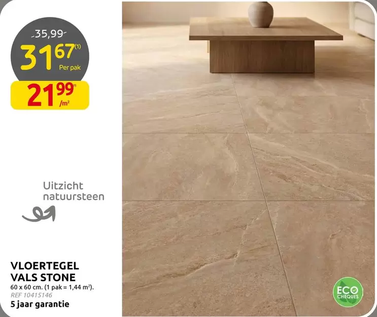 VLOERTEGEL VALS STONE