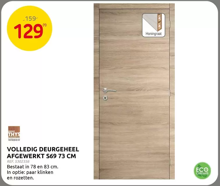 Group - VOLLEDIG DEURGEHEEL AFGEWERKT S69 73 CM