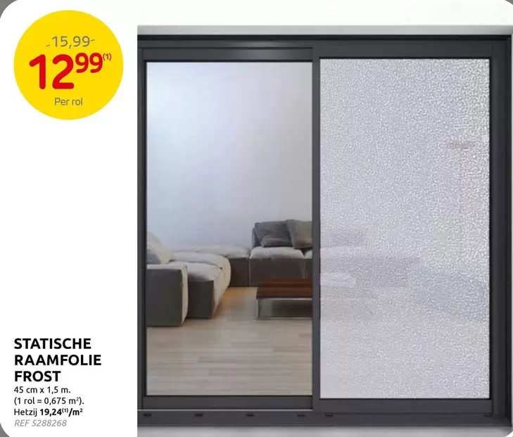 STATISCHE RAAMFOLIE FROST