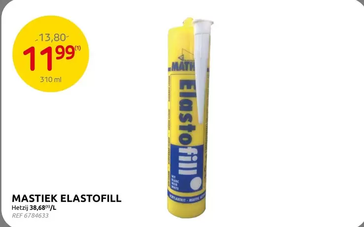 White - MASTIEK ELASTOFILL