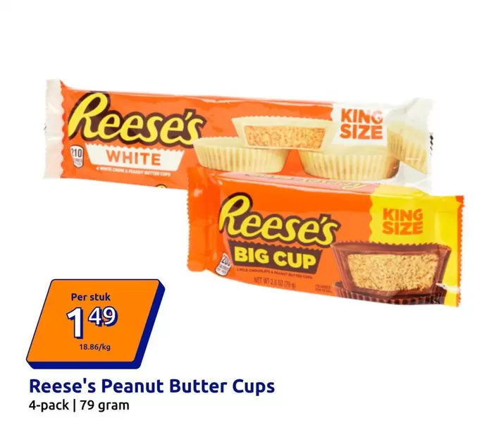 White - Peanut Butter Cups
