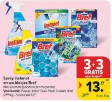 Instanet en wc-blokjes Bref