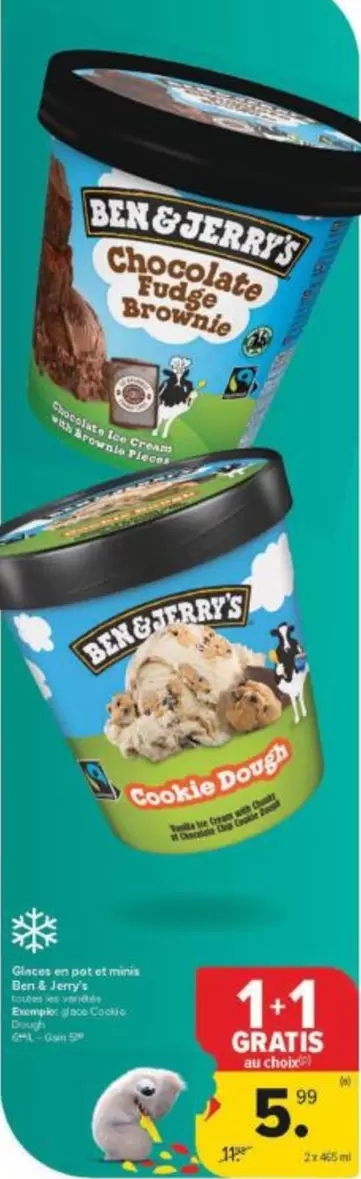 Minis - Chocolate Fudge Brownie or Cookie Dough