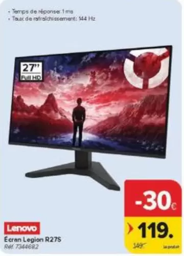 Lenovo - Ecran Legion R275