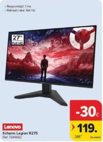 Lenovo - Scherm Legion R275