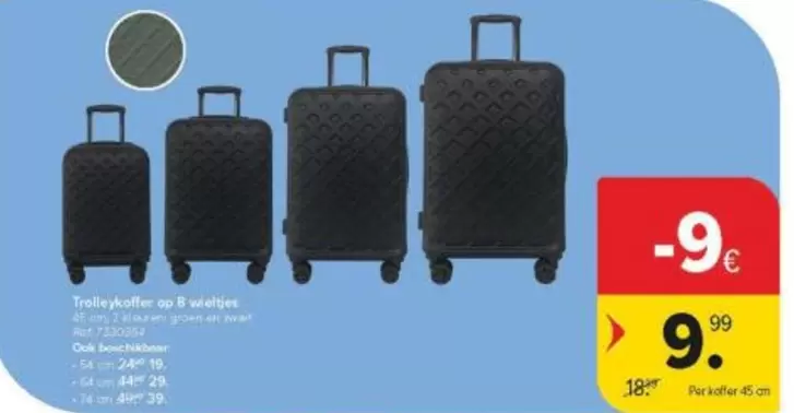 Trolleykoffer in Facetten