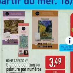 De - Diamond painting ou peinture par numéros