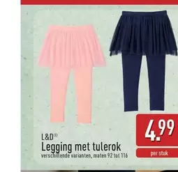 Legging met tulerok