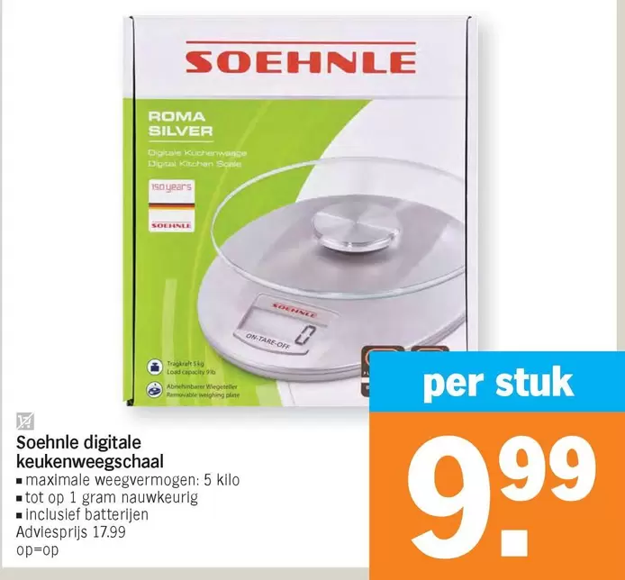 Digitale Keukenweegschaal