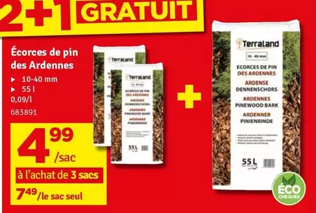 De - Écorces de pin des Ardennes