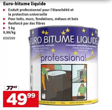 Euro - -bitume liquide
