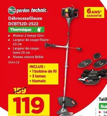 De - Débroussailleuse DCBT52D-2522 Thermique