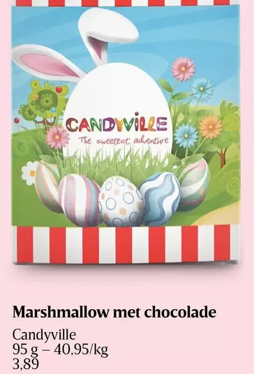 Marshmallow met chocolade