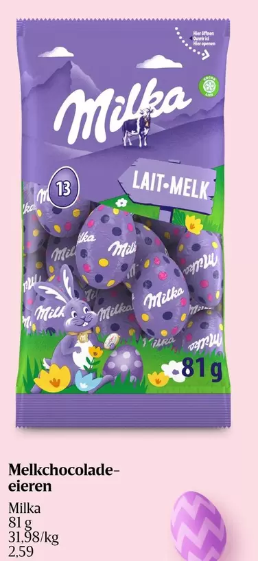 Melkchocolade-eieren