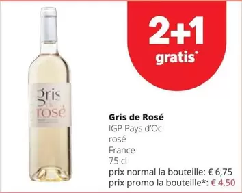 De - Gris de Rosé