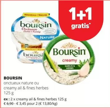 onctueux nature ou creamy ail & fines herbes