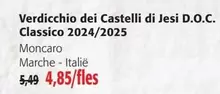 Verdicchio dei Castelli di Jesi D.O.C. Classico 2024/2025