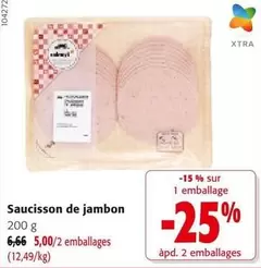 De - Saucisson de jambon