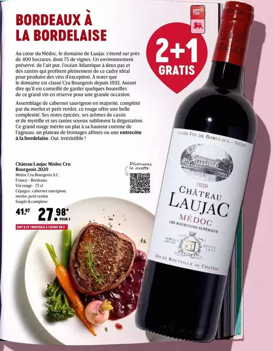 Bordeaux - Château Laujac Médoc Cru Bourgeois