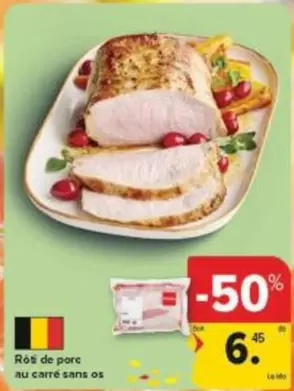 De - Rôti de porc au carré sans os