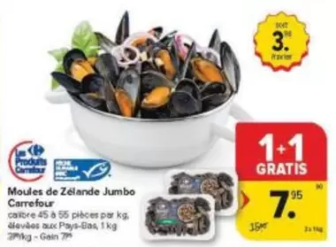 De - Moules de Zélande Jumbo