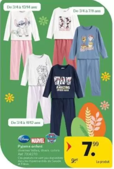 Marvel - Pyjama enfant