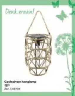 Gevlochten hanglamp