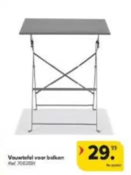 Vouwtafel voor balkon