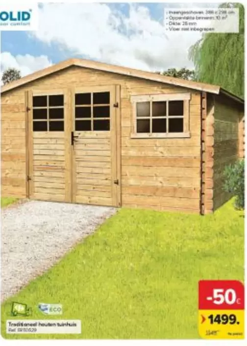 Be - Traditioneel houten huisje