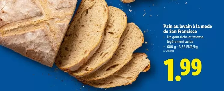 De - Pain au levain à la mode de San Francisco