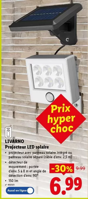 De - Projecteur LED solaire