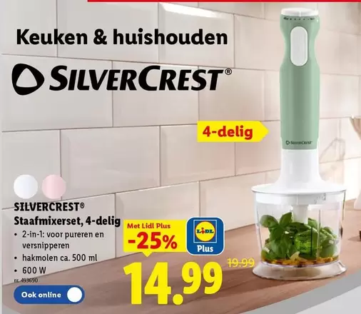 Keuken - Staafmixerset, 4-delig