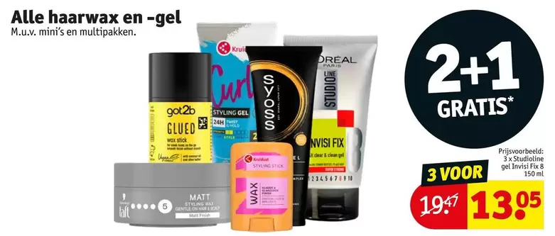 París - haarwax en -gel