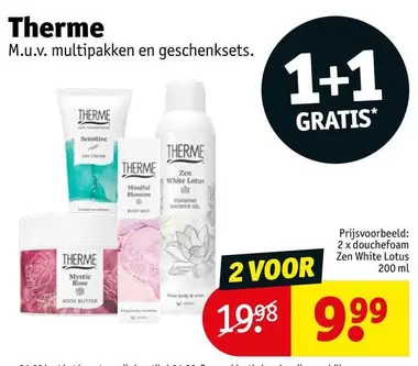 White - douchefoam Zen  Lotus