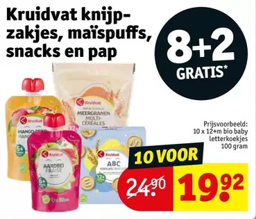 Abc - knijp-sakies, maïspuffs, snacks en pap